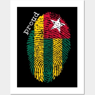 Togo flag Posters and Art